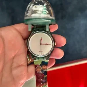 COPY - Swatch watch 1995 THE MAGIC SPELL. Limited Edition. Box & war… Swatch 1995 Vintage Magic Spell Le Special Christmas  main image 4